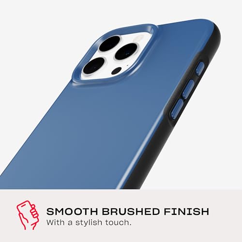 Image of Tech21 EvoDusk for iPhone 16 Pro Max Compatible with MagSafe - Impact Protection Case 15x Military Standard Tested - in Blue /Black
