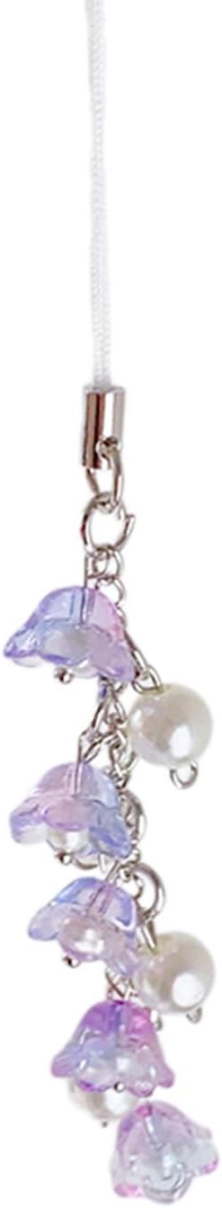 Camera Chain Unique Keyring Lilys of The Valley Phone Charm Phone Pendant Straps for Fashion Individuals