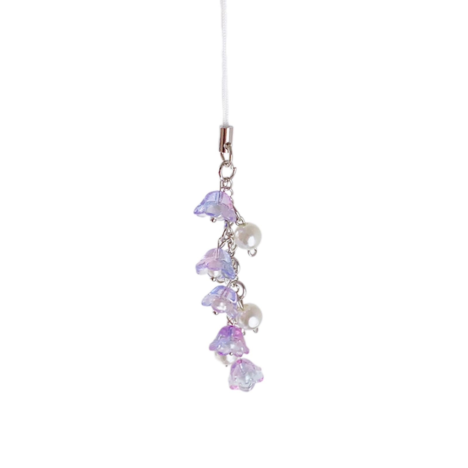 oringnat Camera Chain Unique Keyring Lilys of the Valley Phone Charm Phone Pendant Straps Perfect for Fashion Individuals