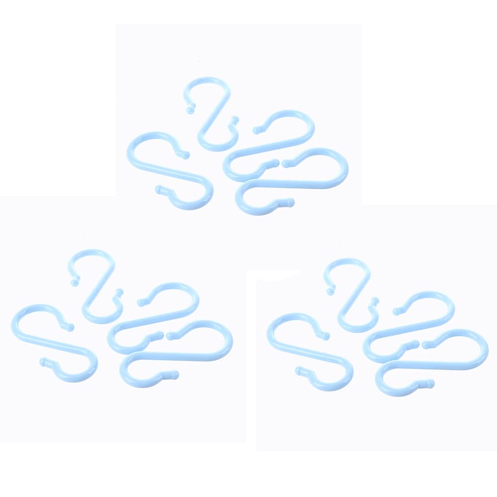 Duendhd Blue Plastic Punch Cup Bowl S Hooks 12 Pcs