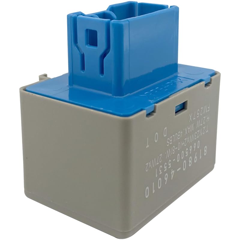 81980-46010 (1-Pack) 12.8V 8-Pin 85c/m Turn Signal Hazard Flasher Relay Compatible with Toyota Lexus Scion Fixes Hyper Flash and Signal Failure Replacement for 066500-5531