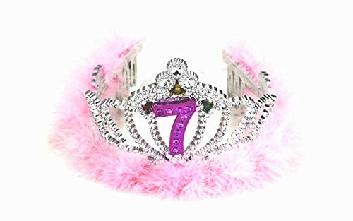 Rubies Forum Flashing Tiara With Pink Faux-Fur, 7th Birthday