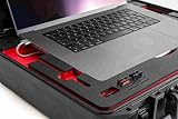TOMcase Wodoodporny Walizka/Torba na notebooka z funkcjonalną wkładką do Apple MacBook Pro 16" M5 Chip i wielu akcesoriów | nietłukąca się twarda obudowa wojskowa (MacBook Pro 16")