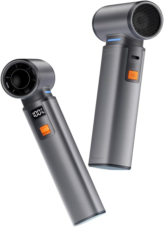 joic Ventilador de playa portátil para el hogar, modo turbo con limpiador de vacío y sopladorlimpiador de aire de alta velocidad, 1300,00 rpm, 8000