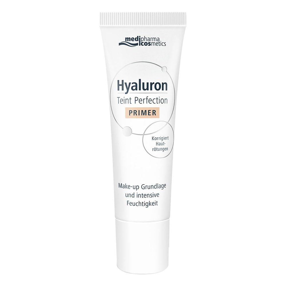Medipharma Cosmetics Hyaluron Teint Perfection Primer korrigiert Hautrötungen, 30 ml Lösung