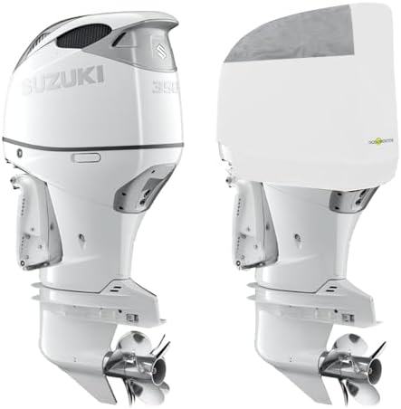 Oceansouth Housses Ventilées Sur Mesure Pour Moteur Hors-bord Yamaha (gris, F150D-F200F 4CYL 2,8 L (de 2015 à 2022