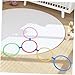 ibasenice Hopscotch Ring Game Set Medium Interlocking Rings and Connectors for Agility Training Enhancing Coordination and Balance Skills for Boy Girl