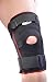Produktbild TSM Sportbandage Kniebandage aktiv, offen, mit Patellaaussparung und DGchiene, Schwarz, L, 5209