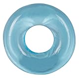 ORION Penisring "Soft Jumbo" - breiter Cock-Ring für Männer, für intensivere Erektionen, Orgasmus-Verlängerung, Blutstau-Effekt, dehnbar, blau