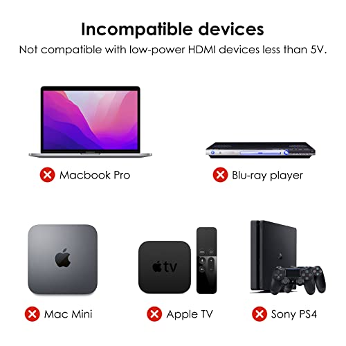 Eyoyo Hdmi To Vga Adapter，Gold-Plated Hdmi To Vga Converter (Male To Female), 1080P@60Hz Compatible For Computer, Desktp, Laptop, Pc, Monitor, Projector, Hdtv, Roku, Xbox And More #TOP6