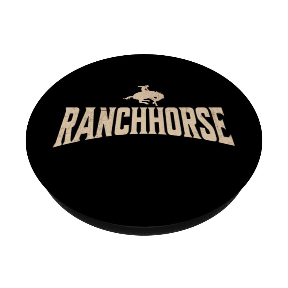 Ranchhorse - Rodeo PopSockets Swappable PopGrip, Black - Image 2
