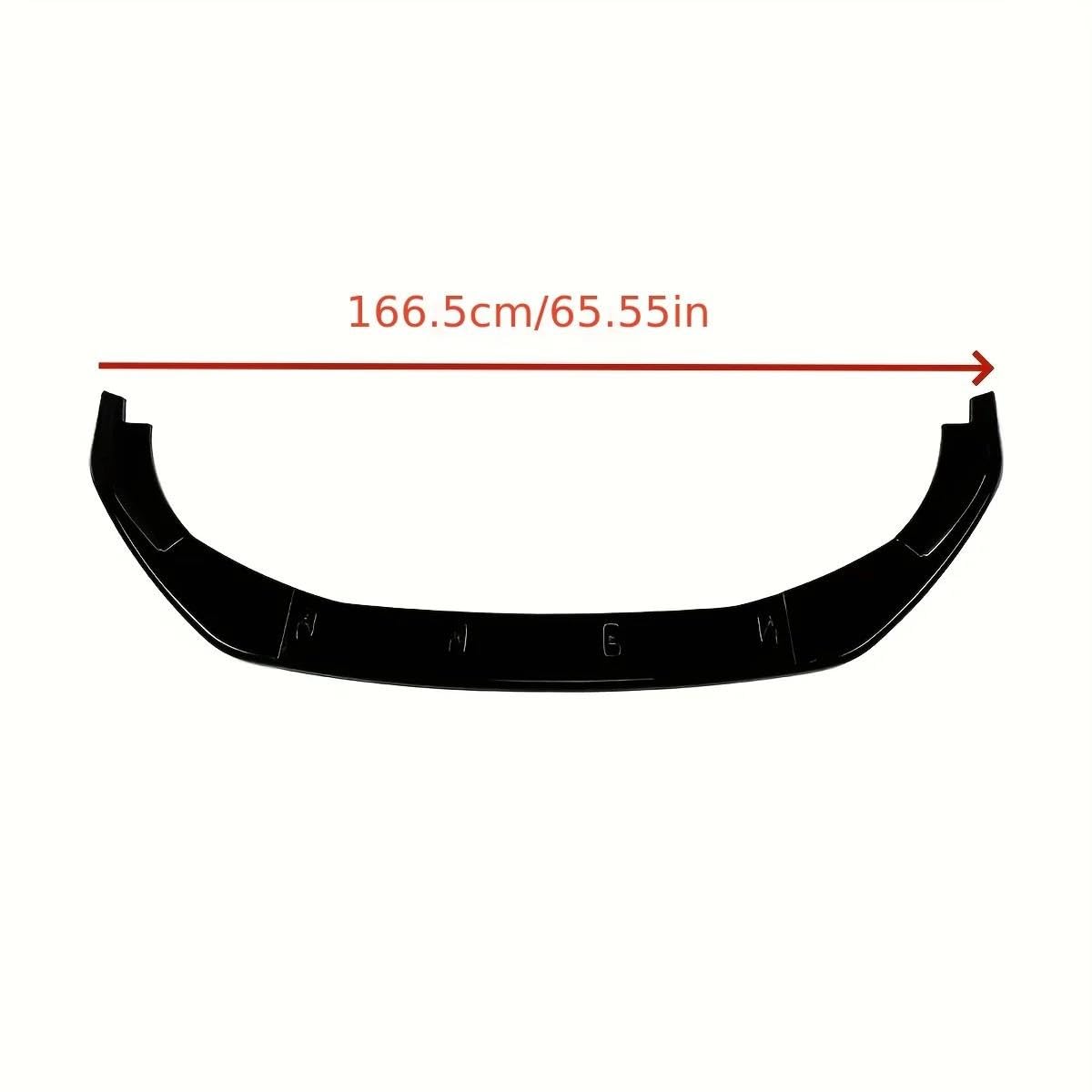 Per VW Per Golf 6 GTI 2008-2012: Spoiler Sottoparaurti Anteriore/Splitter/Lip/Protezione Spoiler frontali per auto(Gloss Black)