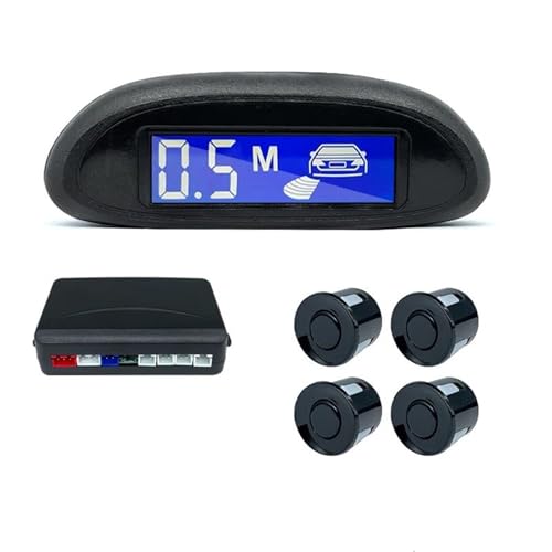 Kit de Radar de recul, capteur de stationnement, écran LCD rétroéclairé, 4 capteurs, 22 mm, 12 V