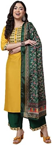 Shiv Textiles Kurta Pant Set with Dupatta for Women