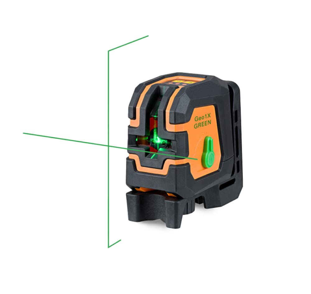 Geo1X-Green - Misuratore laser a linee incrociate con supporto multifunzione