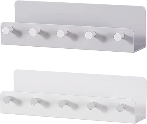 Miniatura 4 de Estante adhesivo multiusos para cocina, baño, soporte para llaves de entrada, sin perforaciones, estante de almacenamiento montado en la pared,