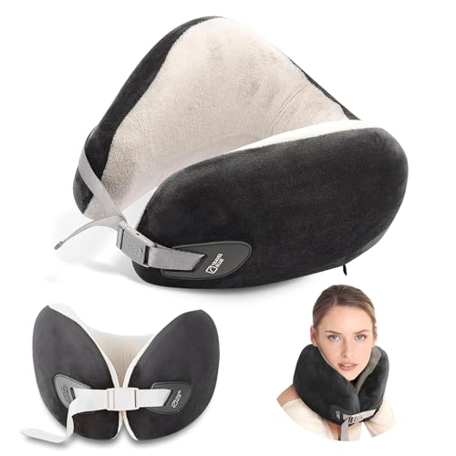 Image of Travel Blue Infinity Travel Ergonomic Neck Pillow Enjoy uninterrupted Sleep with 360-degree Support with Luxurious Hypoallergenic Material Pillow (Grey)