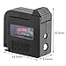 Battery Tester,Universal Battery Checker Meter,Multi Purpose Household Battery Load Tester Checker for AA/AAA/C/D/9V/1.5V Small Button Cell Batteries 12 V Lantern Cells & More (Black)