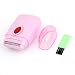 Ruilogod Pink Battery Powered Plastic Mini Electric Body Hair Shaver for Lady (id: 8bd 7e4 92f 029 3fb