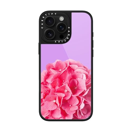 Coque iPhone 16 Pro Max CASETiFY Glaze Hortensia Noir Magsafe - 2