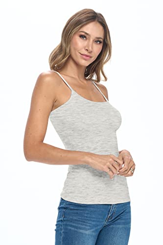 Image of Natural Uniforms Women's Camisole Tank Top-Breathable Cotton Stretch