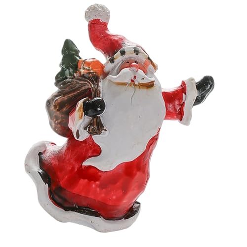 Limtula Figura di Natale Figurine Decorazioni Natale Babbo Natale Statue Resina Centrotavola Regalo Natale