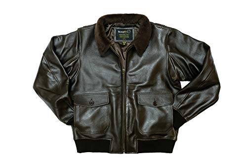 Cazadora de Piel Cuero Aviador piloto Top Gun (50/S)