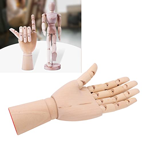 Hand mannequin en bois comme décoration de bureau et support de bijoux - 6