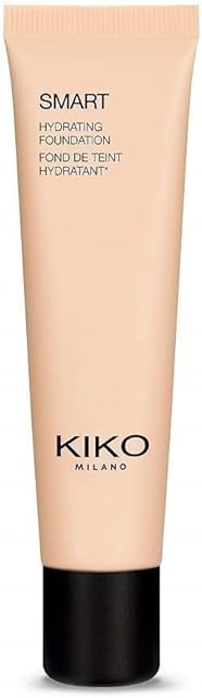 KIKO Milano Smart Hydrating Foundation 18 - N 80 | Podkład w płynie, nawilżający i wyrównujący koloryt, Neutralny (Neutral 80_Old)