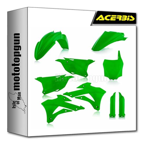 Cache carenage vert pour réparer les plastiques cassés de Kawasaki KX 85 2014 à 2019