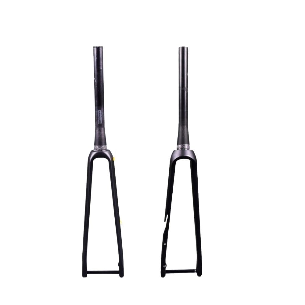Fahrrad Gabel Carbon Road Gabel 700C Steckachse 100 * 12mm Scheibenbremse 140/160mm Fahrradgabeln Verjüngt Fahrradgabel