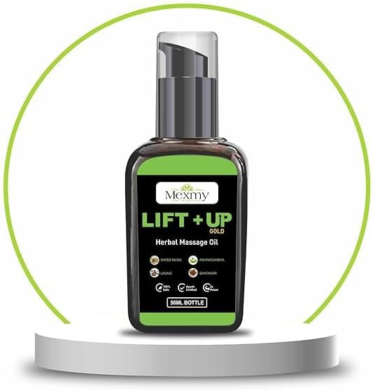 100% Pure and Natural Lift up Oil - 50 ml | Ayurvedic Lift UP Oil for Men | Lift-UP Massage Oil for Men
