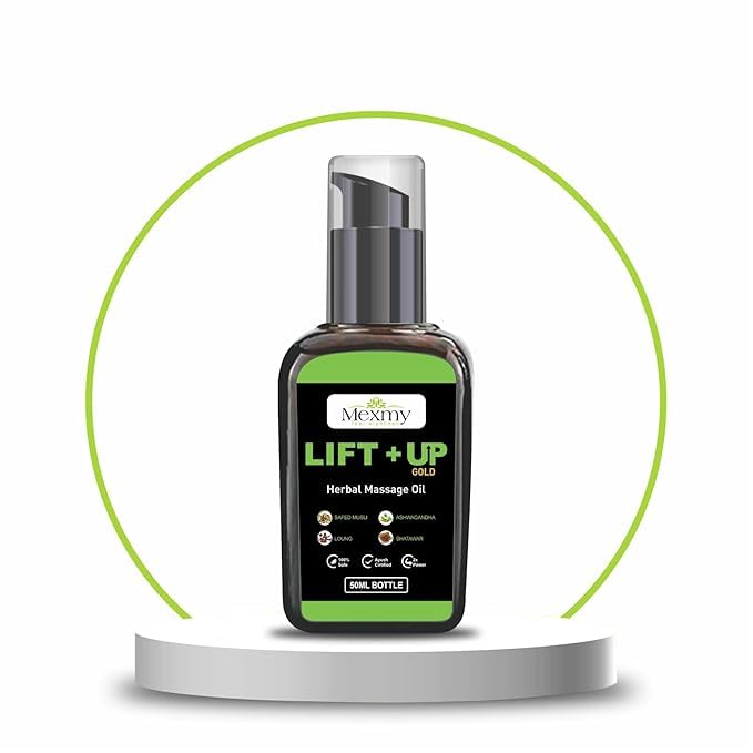 100% Pure and Natural Lift up Oil - 50 ml | Ayurvedic Lift UP Oil for Men | Lift-UP Massage Oil for Men