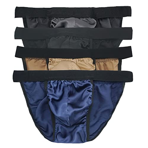 Mens Silk Satin Panties Underwear Briefs