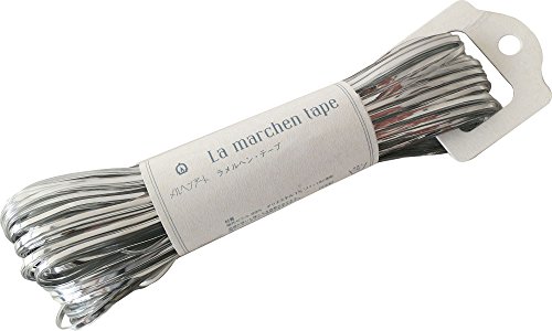 メルヘンアート ラ メルヘン・テープ クラフト 3mm Col.91 シルバー 150g 約50m 1玉