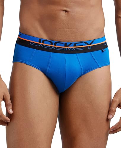 Image of Jockey FP01 Men Super Combed Cotton Solid Brief with Ultrasoft Waistband