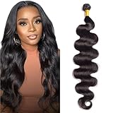 ROYAL IMPRESSION 12A Body Wave Bundles Human Hair 100% Unprocessed Brazilian Virgin Hair Body Wave Single Bundles Human Hair Weave 1 Bundles Natural Color (30 Inch)