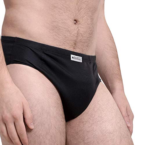 Inkontinenz-Slip für Herren Waschbar Wiederverwendbar für leichte Inkontinenz-Slips für Männer (L, MEDIUM-SCHWARZ)