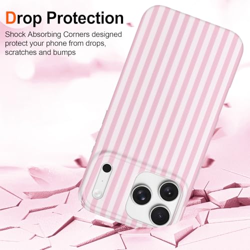 Coque iPhone 17 Pro Max silicone rose Hython - 4