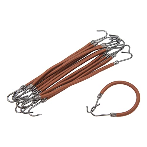 Fyearfly Ganchos de cola de caballo abiertos, ganchos para mujer, 10 piezas de gancho de cola de caballo femenino chicas elástico elástico gancho de gancho de estilo para citas de oficina