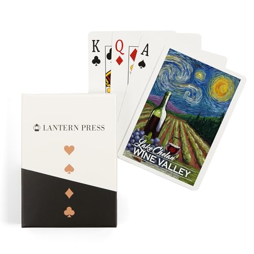 Lantern Press Baraja de 52 naipes tamaño póker