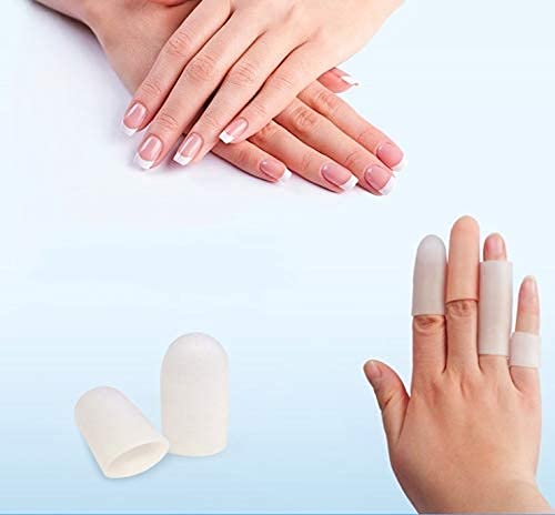 Protège-doigts En Silicone Pour Crochet Et Feutrage – Lot De 3 Tailles élastiques – Protection Anti-piqûres Pour L'artisanat