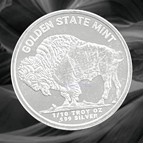 1/10 oz .999 Buffalo Authentic Silver Round - View 4