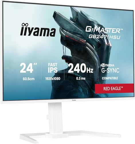 iiyama GB2471HSU-W1-23.8" IPS, 1920x1080/240Hz, 2H1DP, USB-hub, Has