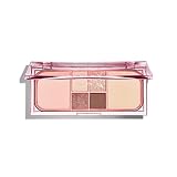 AMUSE Vegan Face All Palette Eyeshadow Blush 3-in-1 Contouring Soft Matt (01 MOON GLOW)