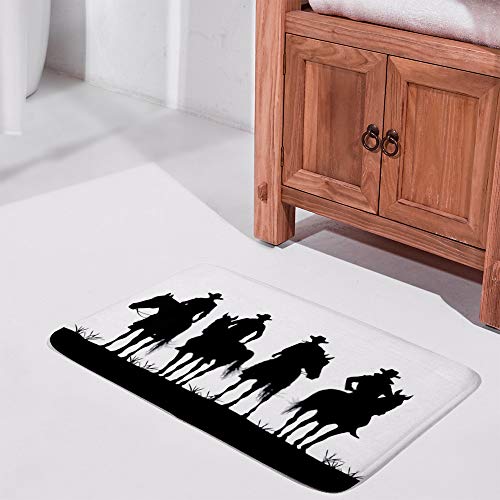 Tapis de bain cowboy aux couleurs vives pour réveiller votre salon et cuisine - 3
