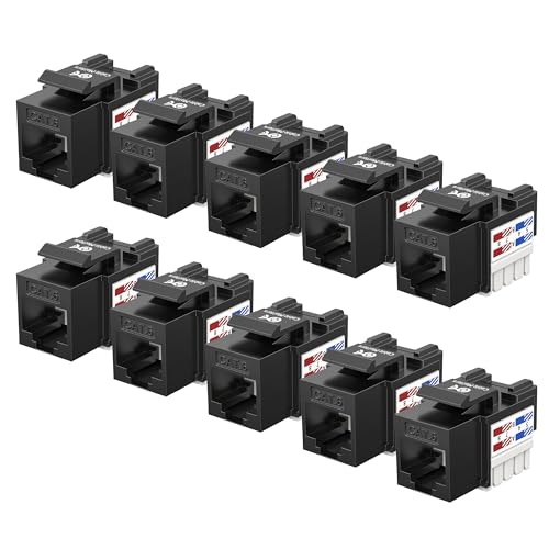 Cable Matters 180005x10-BLK Módulos de Red para Placas de Pared en Casa