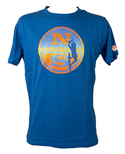 T-shirt in cotone NORTH SAILS S/S T-Shirt W/Graphic, Snorkel Blue, 3X-Large Uomo