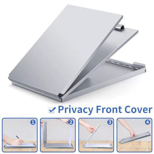 Sunnyclip SUNNYCLIP001 Aluminum Clipboard With Storage, Form Holder Steel Stainless Binder With Metal High Capacity Clip,Heavy Duty Made thumb #3
