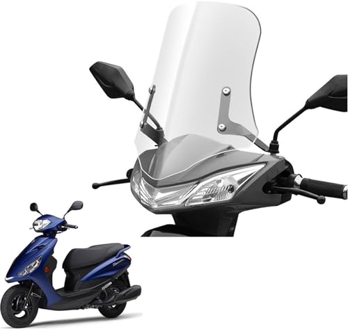 スクーター 原付 風防 ウインドスクリーン ウインドシールド 風除け 虫除け 雨除け 簡単取付 バイク オートバイ 汎用アクシドシード ブルブルしない在庫切れ 在庫切れ 在庫切れ (とうめいしょく,30cm)